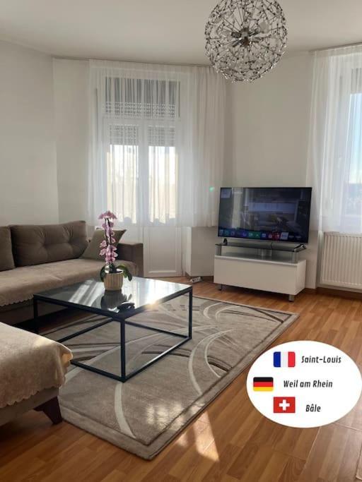 Appartement Des 3 Frontieres Saint-Louis  Esterno foto